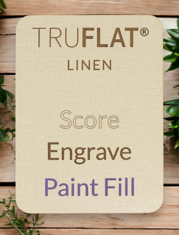 3mm TruFlat Linen Panel 1200mm x 600mm - Image 2